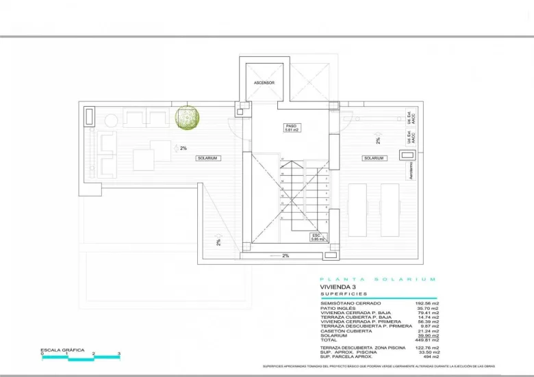 Planskisse — NEW BUILD VILLAS WITH PRIVATE POOL AND GUEST HOUSE