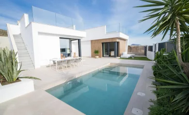 NEW BUILD ONE LEVEL VILLAS IN ALTAONA GOLF RESORT, MURCIA