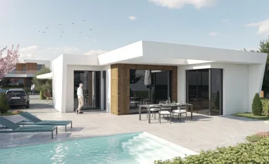 NEW BUILD ONE LEVEL VILLAS IN ALTAONA GOLF RESORT, MURCIA
