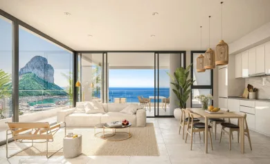 NEW BUILD LUXURY PENTHOUSES WITH THE SEA VIEWS IN CALPE