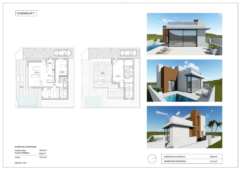 Planskisse — NEW BUILD VILLAS IN PILAR DE LA HORADADA