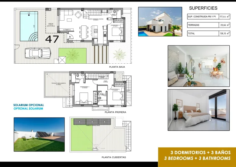 Planskisse — NEW BUILD VILLAS IN VISTABELLA GOLF RESORT