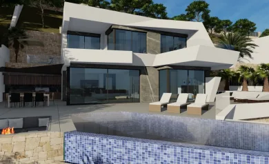 NEW BUILD LUXURY VILLA WITH SPECTACULAR VIEWS IN CALPE
