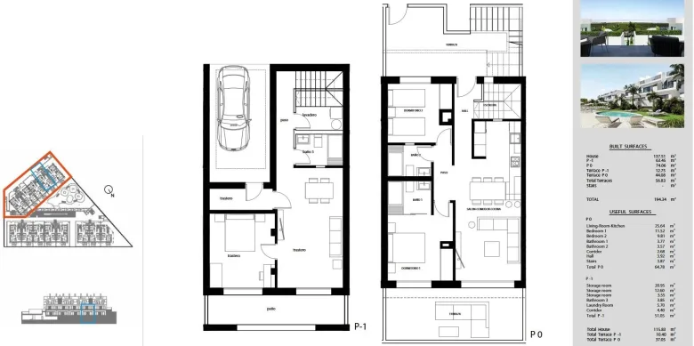 Planskisse — NEW BUILD RESIDENCIAL IN LOS BALCONES, TORREVIEJA