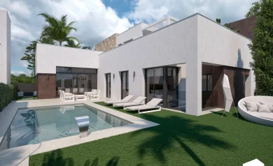 NEW BUILD VILLAS IN PRIVATE GATED RESORT IN PROVINCE OF MURCIA