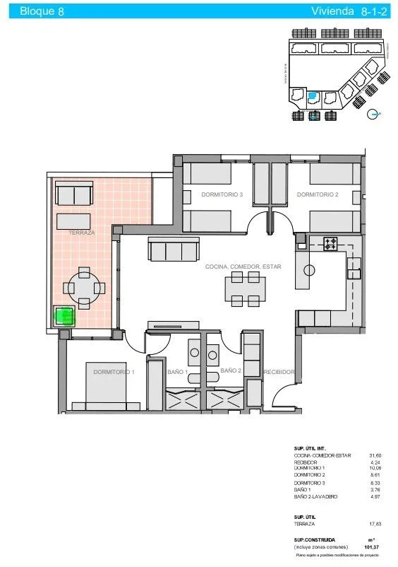 Planskisse — NEW BUILD RESIDENTIAL IN EL RASO, GUARDAMAR DEL SEGURA