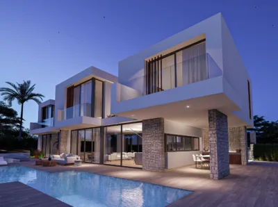 LUKSUS NYBYGG VILLA I ALBIR