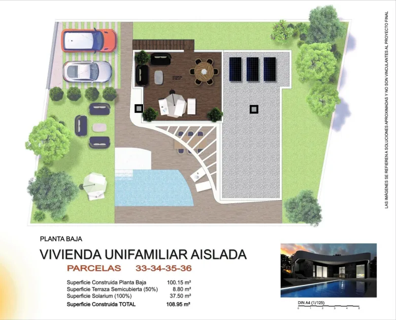 Planskisse — NEW BUILD VILLAS IN LOS MONTESINOS