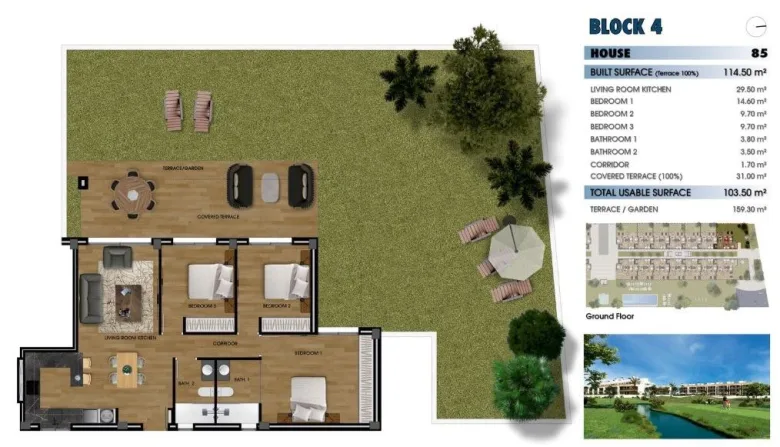 Planskisse — NEW BUILD RESIDENTIAL COMPLEX NEAR LA SERENA GOLF, LOS ALCAZARES