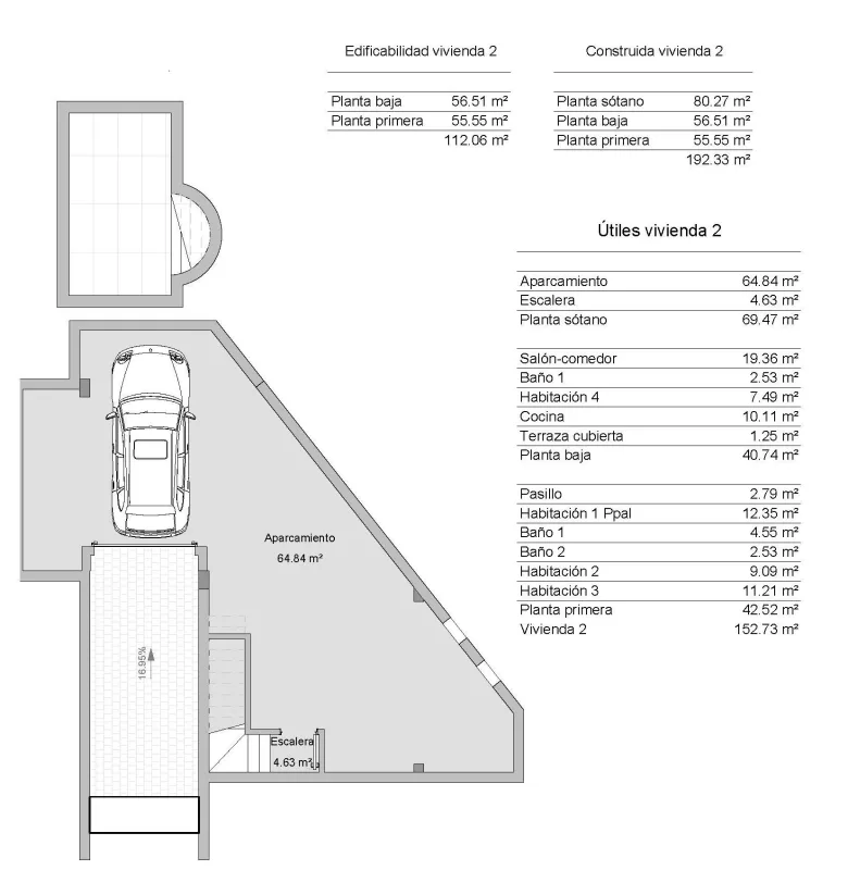 Planskisse — NEW BUILD VILLA IN LOS ALCAZARES