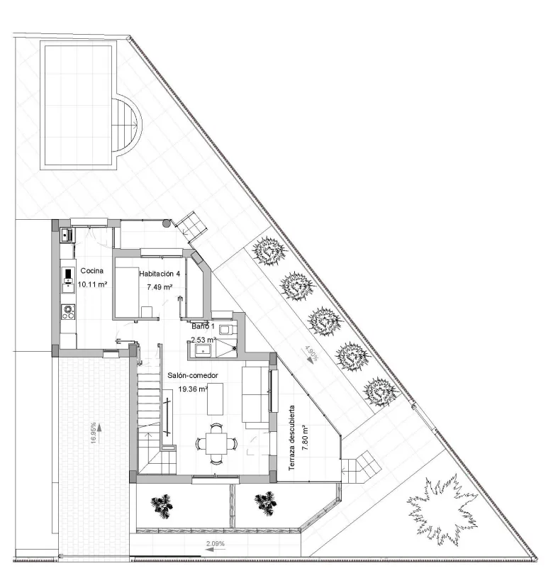 Planskisse — NEW BUILD VILLA IN LOS ALCAZARES