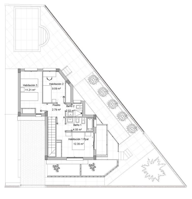 Planskisse — NEW BUILD VILLA IN LOS ALCAZARES