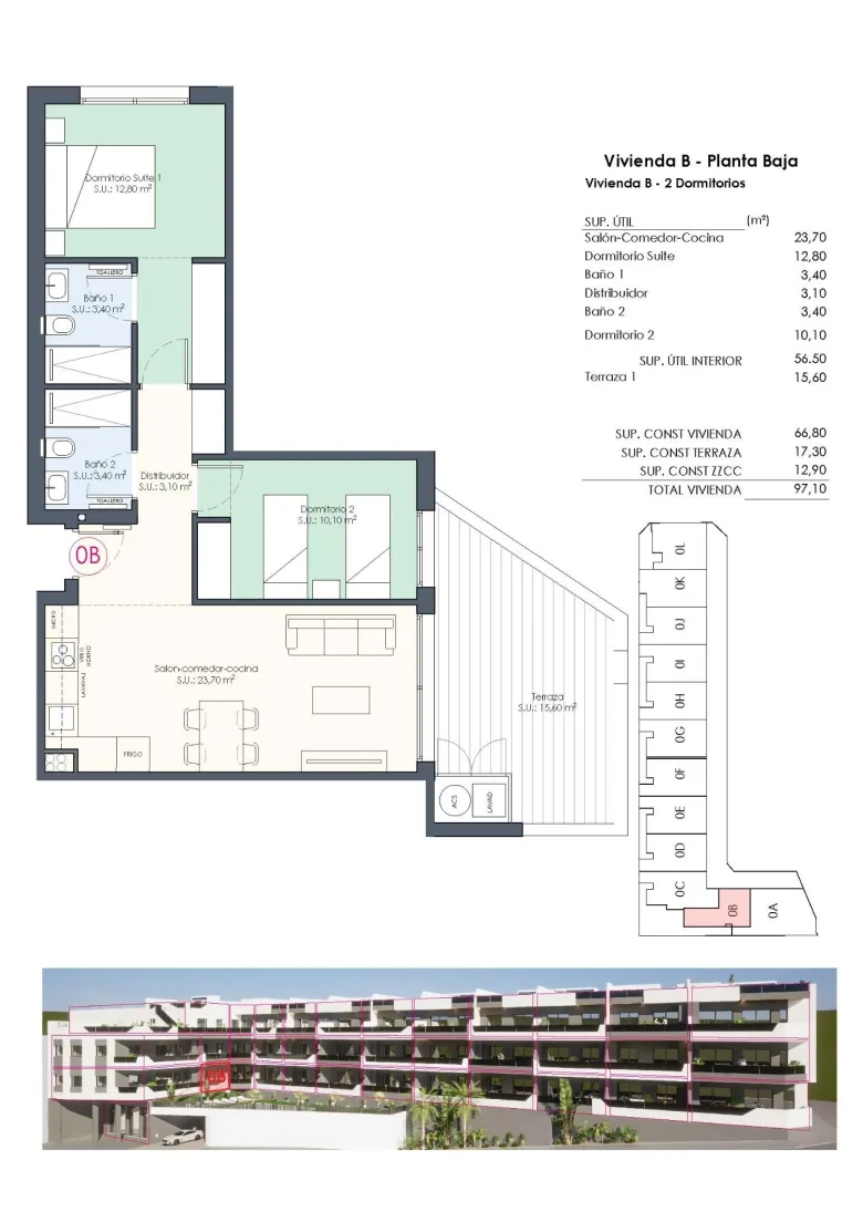 Planskisse — NEW BUILD BUILD RESIDENTIAL COMPLEX IN BENIJOFAR