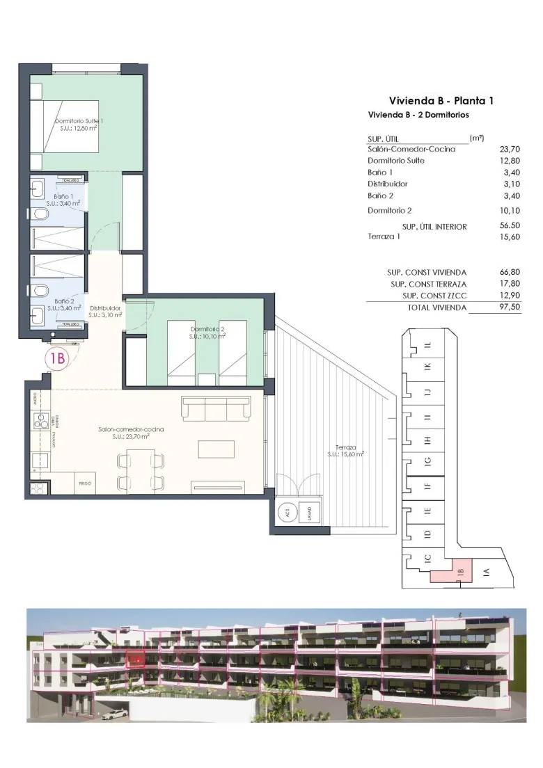 Planskisse — NEW BUILD BUILD RESIDENTIAL COMPLEX IN BENIJOFAR