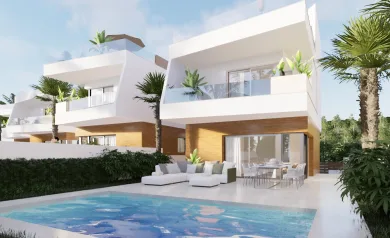 NEW BUILD VILLAS IN PILAR DE LA HORADADA ON THE GOLF COURSE