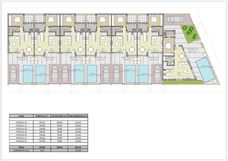 Planskisse — NEW BUILD TOWNHOUSES IN ROJALES