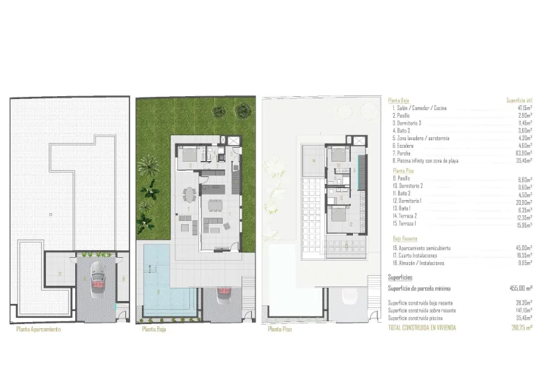 Planskisse — NEW BUILD VILLAS IN FINESTRAT WITH SEA VIEWS