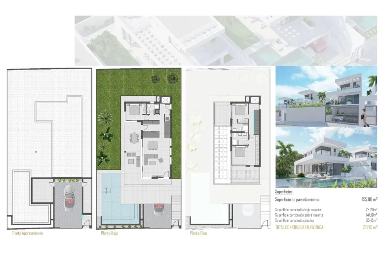 Planskisse — NEW BUILD VILLAS IN FINESTRAT WITH SEA VIEWS