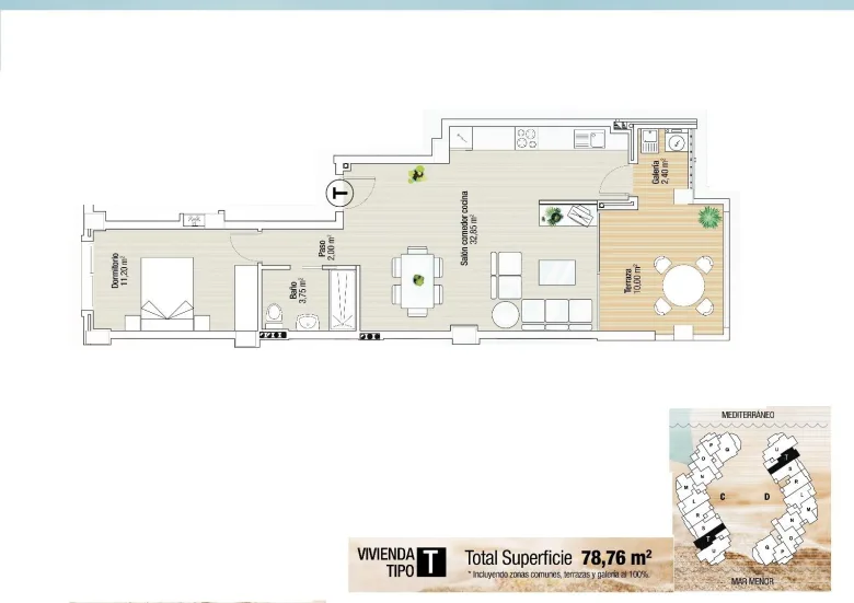 Planskisse — NEW BUILD RESIDENTIAL COMPLEX IN LA MANGA