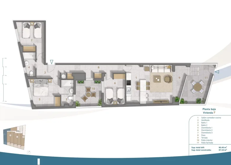 Planskisse — NEW BUILD FRONTLINE RESIDENTIAL IN SAN PEDRO DEL PINATAR