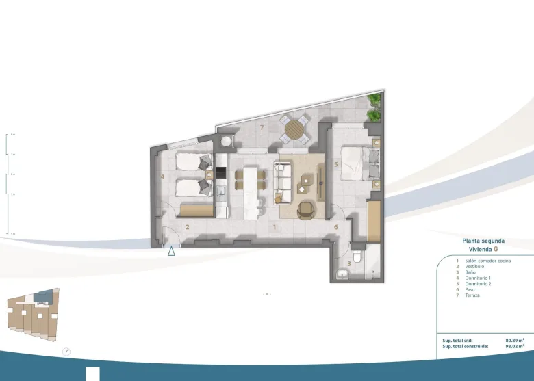 Planskisse — NEW BUILD FRONTLINE RESIDENTIAL IN SAN PEDRO DEL PINATAR