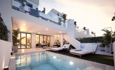 Newly built semi-detached and detached villas in La Serena Golf-Los Alcázares