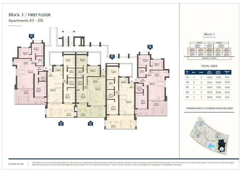 Planskisse — Modern Living in Estepona: Spacious Apartments with Sunny Terraces