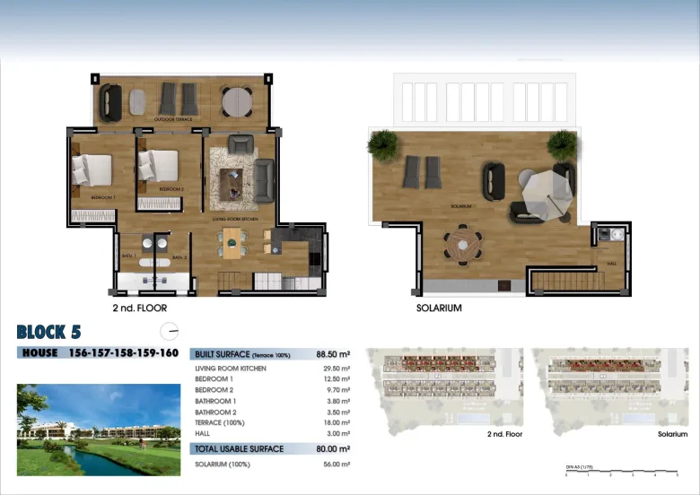 Planskisse — NEW BUILD RESIDENTIAL COMPLEX NEAR LA SERENA GOLF, LOS ALCAZARES