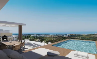 Luksusleiligheter i Estepona med fantastisk havutsikt