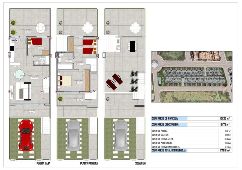 Planskisse — New Build Townhouses for Sale in Cox – 44 Modern Homes with Great Amenities