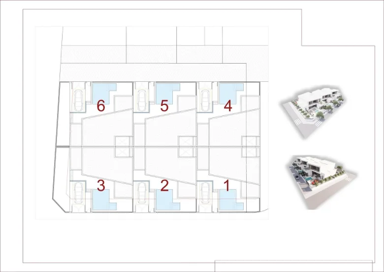Planskisse — New Build Quads and Townhouses in Dolores