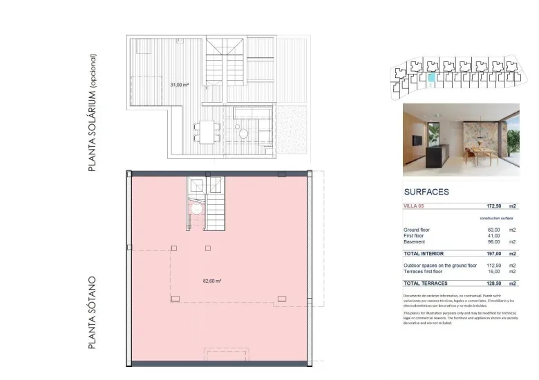 Planskisse — New Build Villas in Exclusive Gated Resort in Murcia, Near Mar Menor Beach