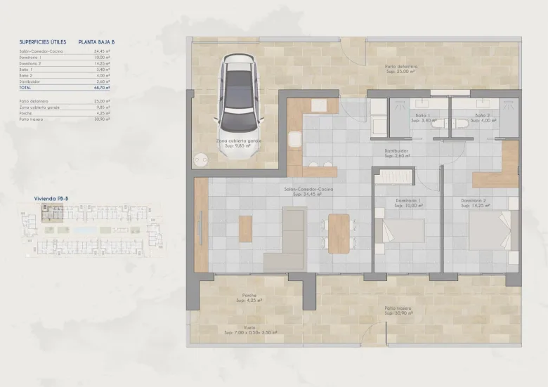 Planskisse — New Construction Homes in Torre-Pacheco, Costa Cálida