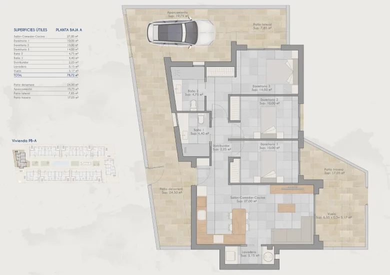 Planskisse — New Construction Homes in Torre-Pacheco, Costa Cálida