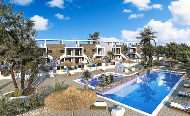 New Build Apartments and Bungalows in Mil Palmeras
