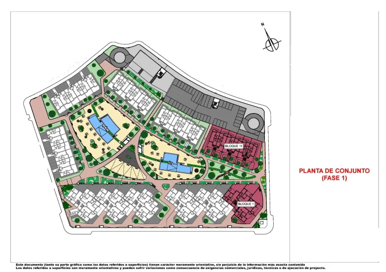 Planskisse — New Build Apartments and Bungalows in Mil Palmeras