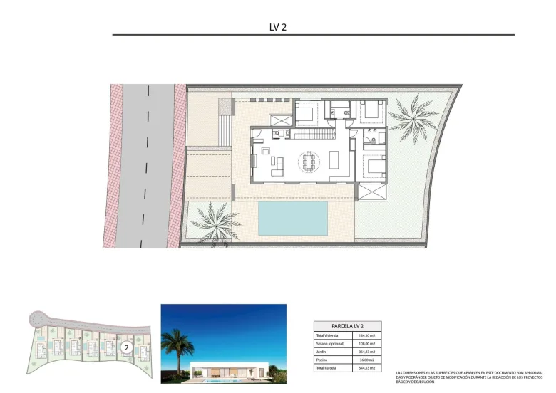 Planskisse — Newly built villas with sea views in Finestrat-Benidorm