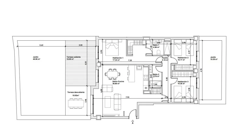 Planskisse — New Residential Complex Near Doña Julia Golf – Modern Homes with Spectacular Views