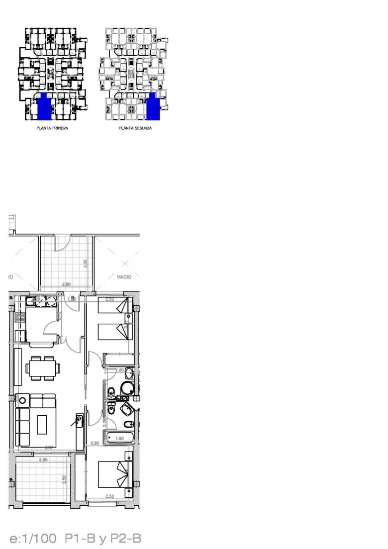 Planskisse — Regenerated Residential Complex in Lomas de Cabo Roig – Renovated Apartments