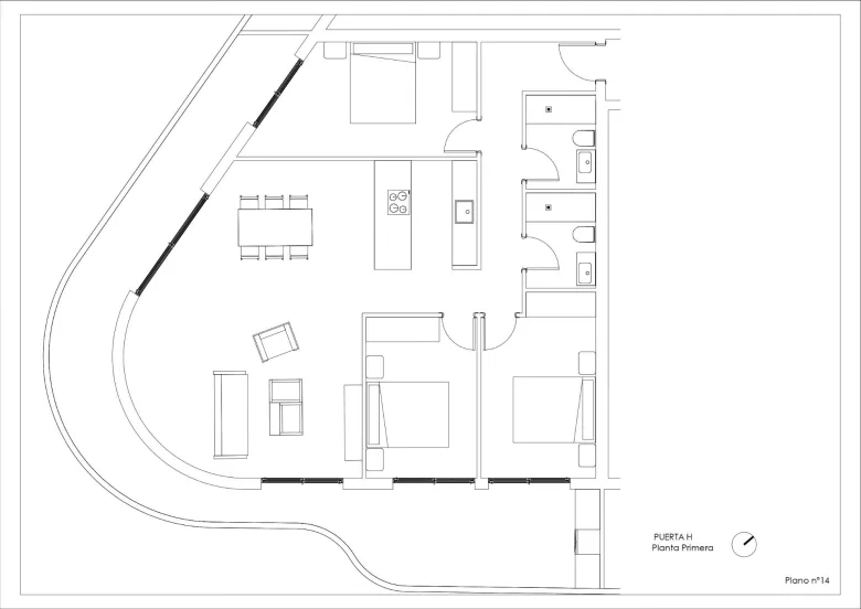 Planskisse — Luxury Apartments in Calpe just 3 Minutes from the Beach