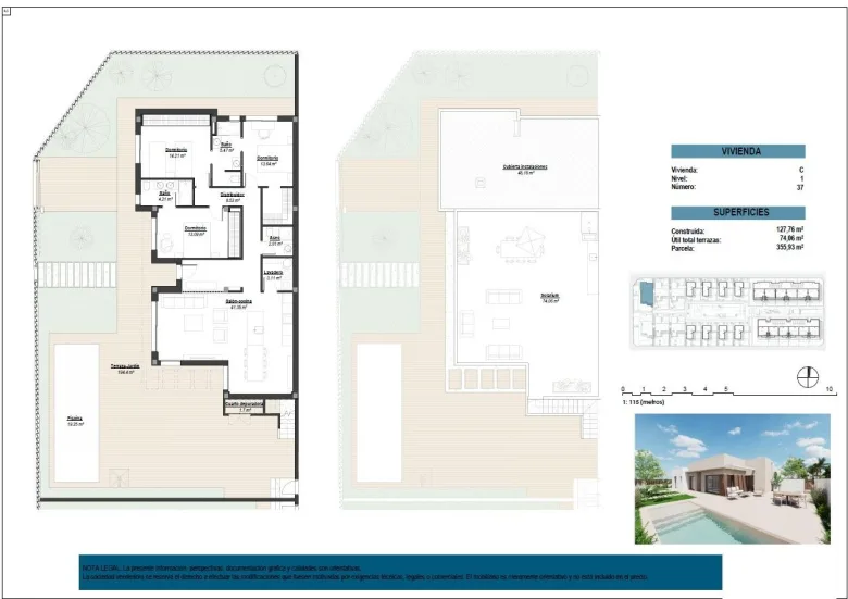 Planskisse — Exclusive Villas and Bungalows on the Costa Cálida - Design, Comfort and Privileged Location