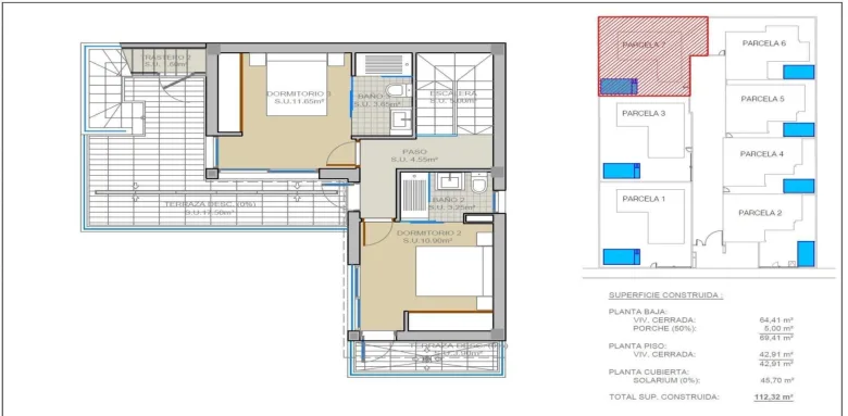 Planskisse — Exclusive New Build Villas in Ciudad Quesada - Design, Comfort and Privileged Location