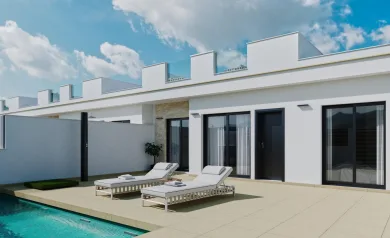 Semi-detached and Semi-detached Villas in Roldán, Murcia, Spain