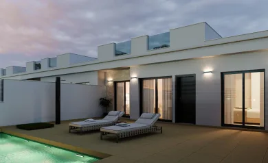 Semi-detached and Semi-detached Villas in Roldán, Murcia, Spain
