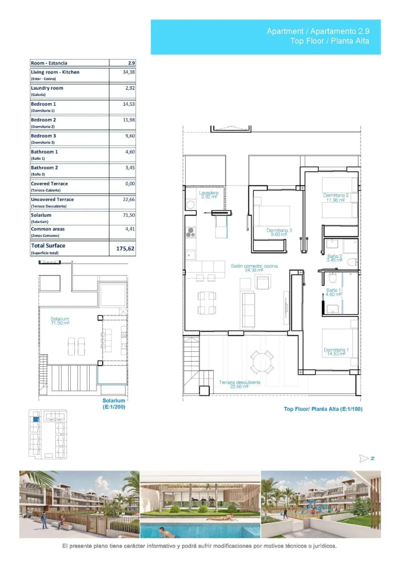 Planskisse — Luxury Tourist Apartments Just 150m from Las Higuericas Beach – Torre de la Horadada
