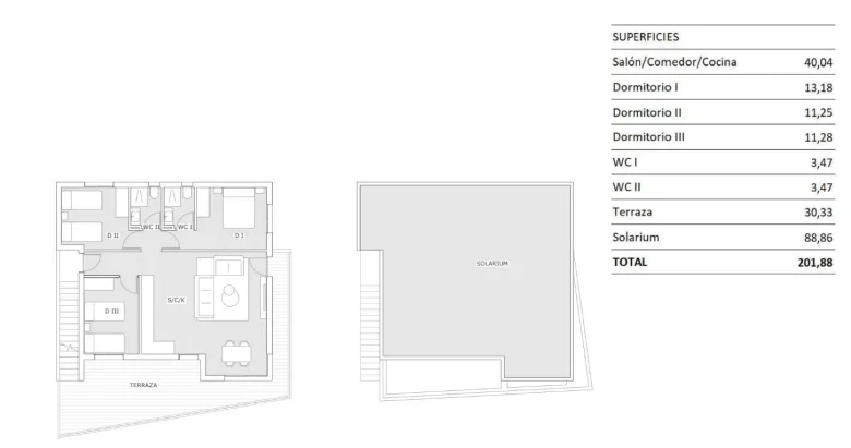 Planskisse — Newly built bungalows in San Miguel de Salinas with 2 communal swimming pools