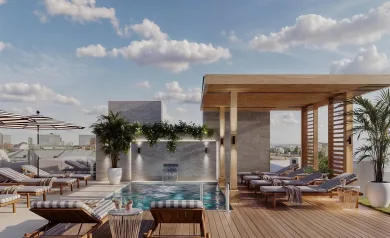 Nye leiligheter med takterrasse og svømmebasseng, kun 600 m fra stranden i Guardamar del Segur