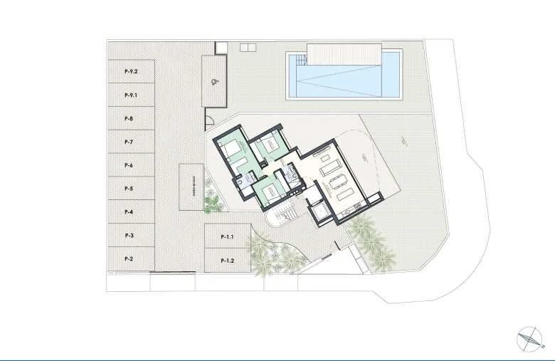 Planskisse — New Build Apartments with River Views in Guardamar del Segura