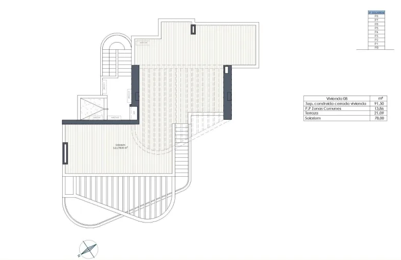Planskisse — New Build Apartments with River Views in Guardamar del Segura