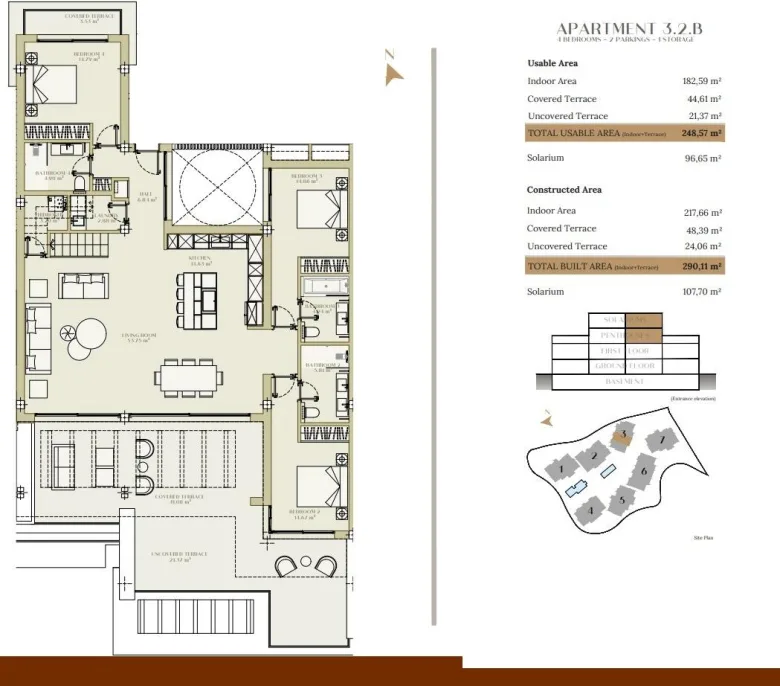 Planskisse — Luxury Apartments in Estepona with Stunning Sea Views